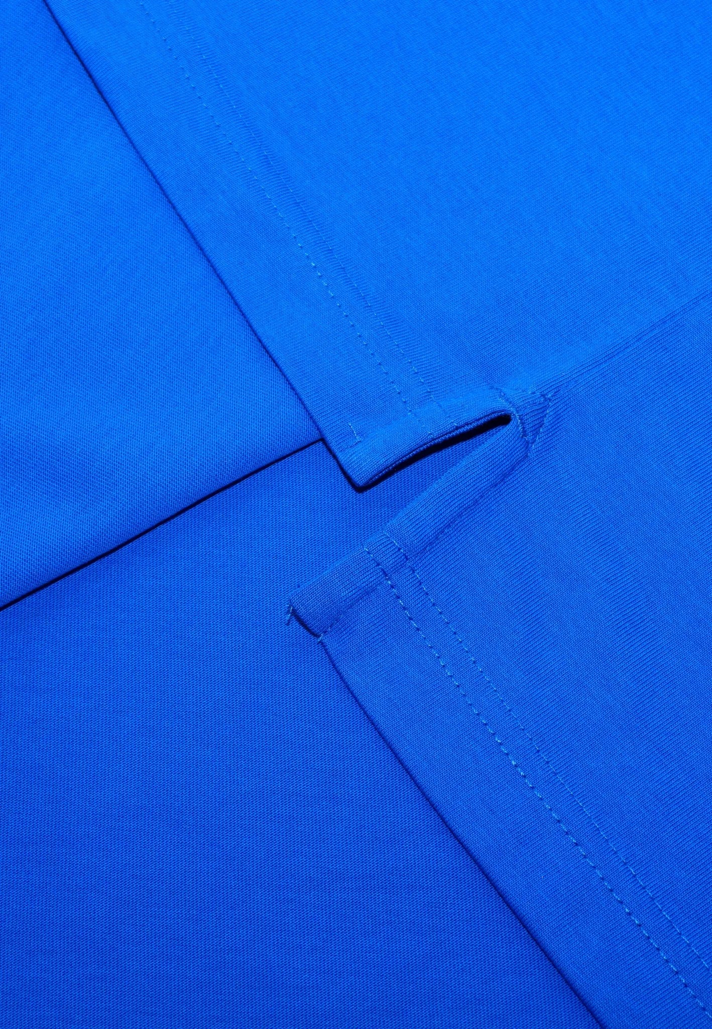 Emporio Armani Polo Manica Corta Logo Ricamato Uomo Royal Blu