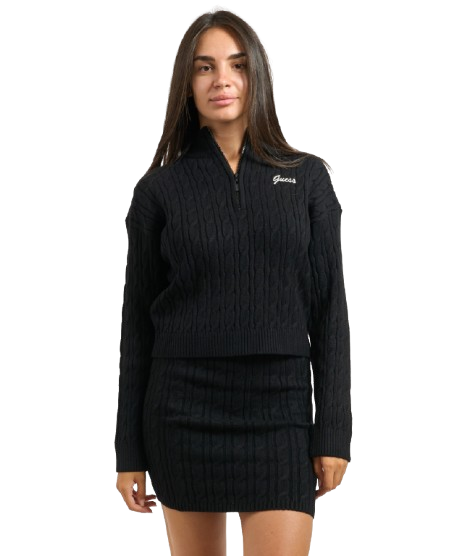GUESS Maglione Donna Lavinia V5BR02-Z0572-JBLK Nero
