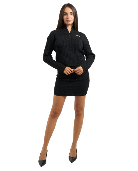 GUESS Maglione Donna Lavinia V5BR02-Z0572-JBLK Nero