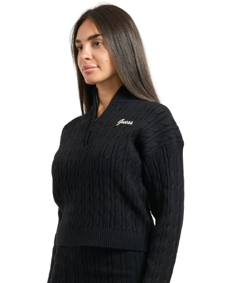 GUESS Maglione Donna Lavinia V5BR02-Z0572-JBLK Nero
