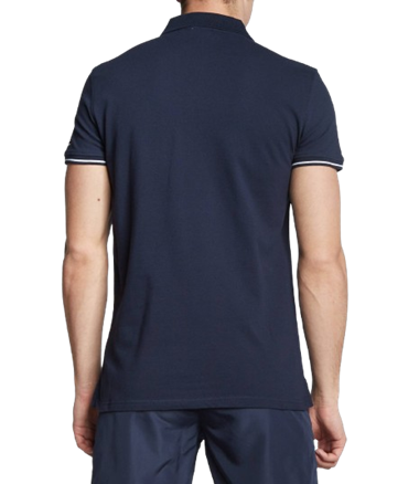 Iceberg Polo Uomo ICE2MPL01 Navy Blue Logo A Rilievo Series Baseball