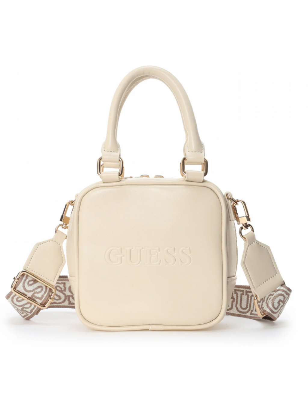 GUESS Camera Bag Cross Shoulder bag one Dove White