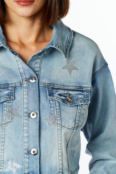 Nosecrets Giacca stardust 241NS005 stone wash