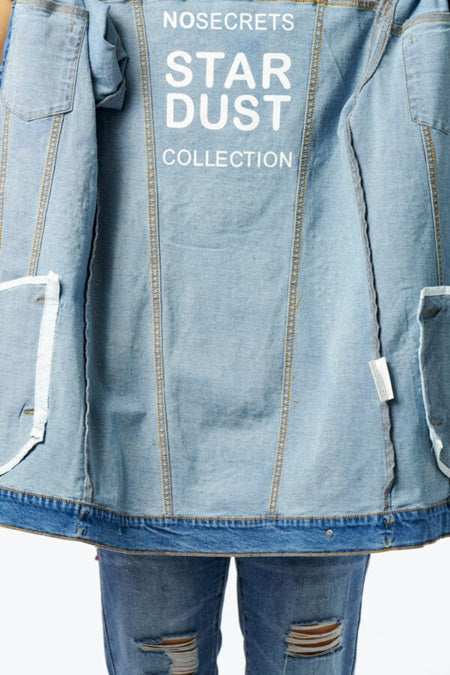 Nosecrets Giacca stardust 241NS005 stone wash