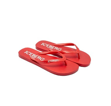 Iceberg Infradito Unisex Vertical Logo - Flip Flops
