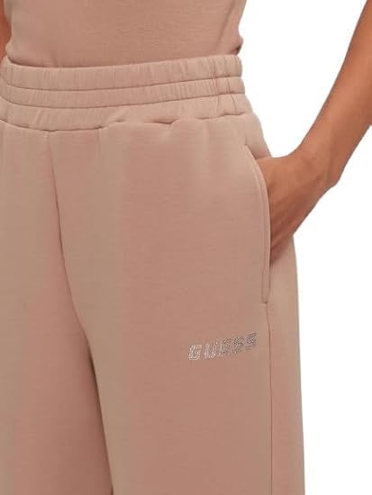Guess Pantaloni Jogger Donna Cecilia Scuba Marfa Light (Cipria)