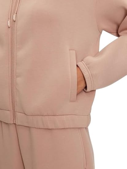 Guess Felpa Donna Cecilia Scuba Zip Marfa Light Cipria