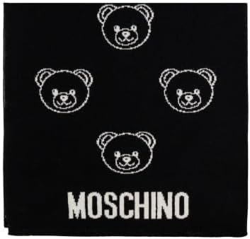 Moschino Sciarpa Teddy Bear - Nero
