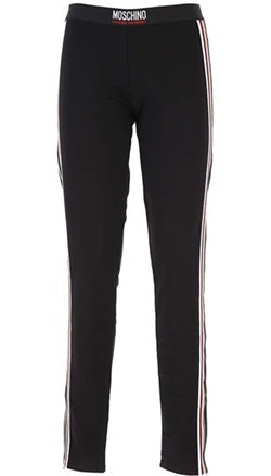 MOSCHINO Pantalone Felpa Donna 4309 Bande Laterali Multicolor