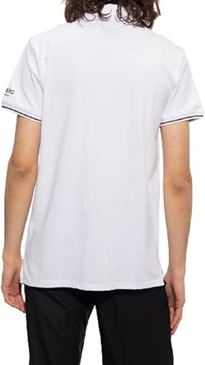Iceberg Polo Uomo ICE2MPL01 Logo A Rilievo Series Baseball Bianco