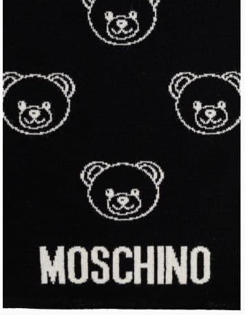 Moschino Sciarpa Teddy Bear - Nero