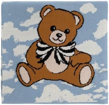 Moschino Sciarpa Teddy Bear - Nuvole Azzurre