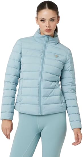Guess Piumino Donna Slim Fit Puffer Light blue