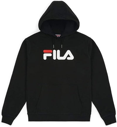 Fila – Felpa con Cappuccio Unisex Classic Pure Hoody Logo | Nero