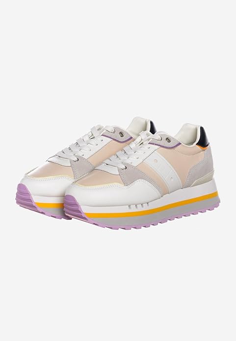 Blauer Scarpe Donna S4EPPS01/LEA Sneakers in Pelle Fantasy/Peach