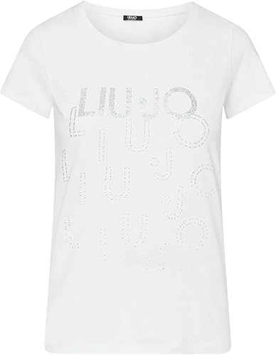 LiùJo T-Shirt Basica A6171 Bianco/Degradè