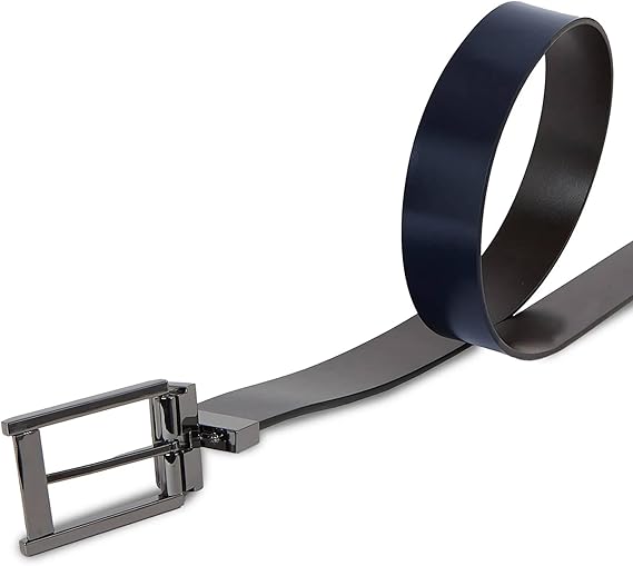 Calvin Klein Cintura Uomo Adj/Reverse Faceted Lux K50K510931 Nero/Navy BAX