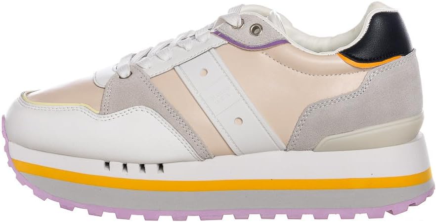 Blauer Scarpe Donna S4EPPS01/LEA Sneakers in Pelle Fantasy/Peach