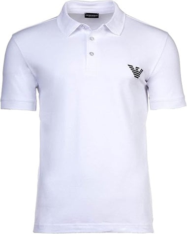 Emporio Armani Polo Jersey Essential Uomo Logo Eagle