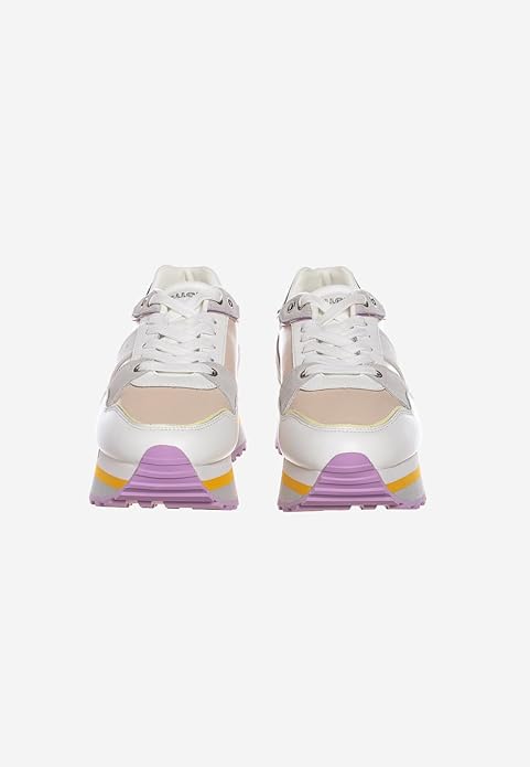 Blauer Scarpe Donna S4EPPS01/LEA Sneakers in Pelle Fantasy/Peach