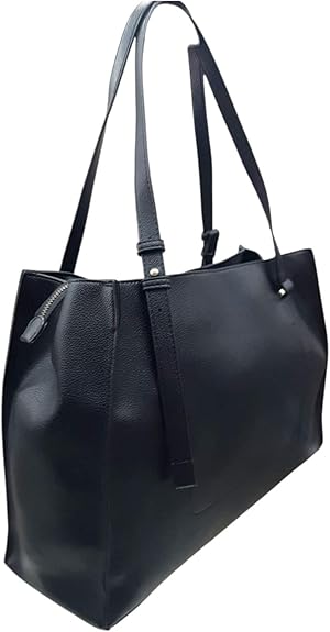 CAFèNOIR Borsa Shopping Sfoderata con Lettering