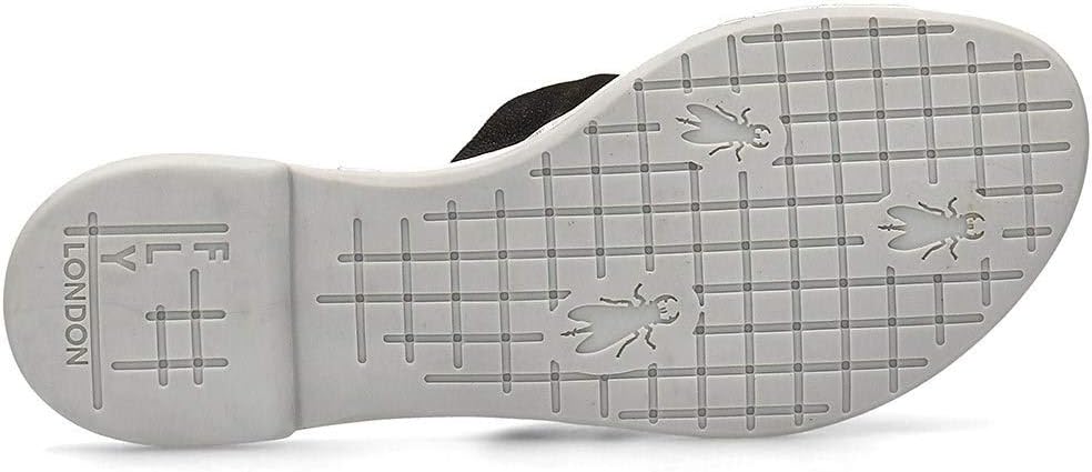 Fly London CEKO187FLY Sandali Donna Nero / Silver