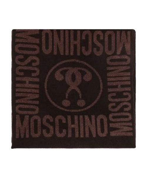MOSCHINO sciarpa lana Double question mark donna