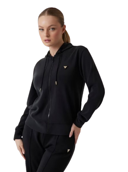 Guess-felpa-donna-eco-olympe-full-zip-hoodie-nero