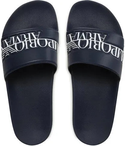 Emporio Armani XVPS02 Slider Logo a Rilievo – Marine Blue
