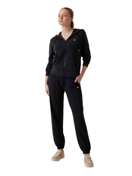 Guess-felpa-donna-eco-olympe-full-zip-hoodie-nero