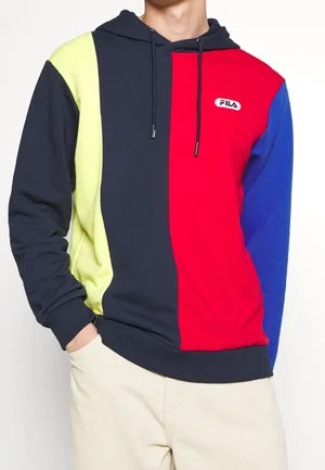 Fila – Felpa con Cappuccio Bairn Block Hoody Multicolor | Art. 687959