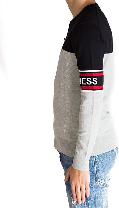 GUESS Cardigan Zip Uomo Modello Biker Art. U84R04Z0990