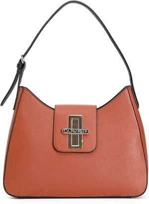 Cafènoir Sacca Donna con Pattern Laserato Colore Cuoio