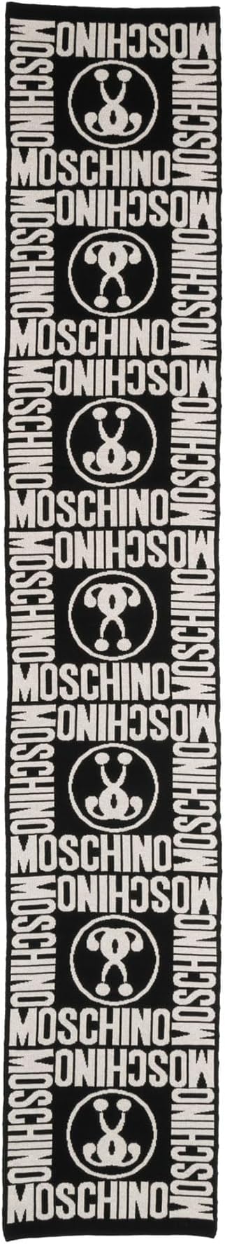 MOSCHINO sciarpa lana Double question mark donna