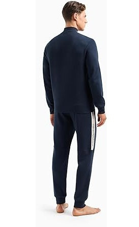 Emporio Armani Tuta Uomo Logo Band Marine Blue