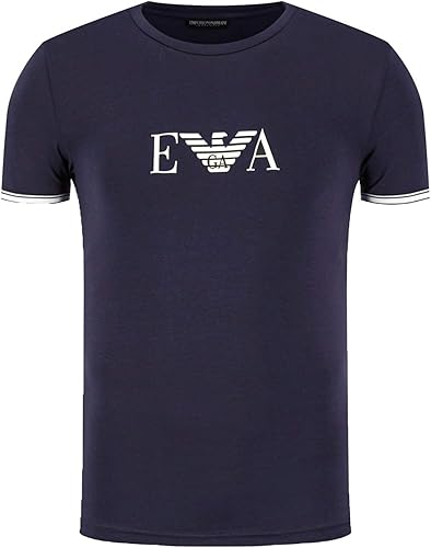 Emporio Armani Athletics T-Shirt Crewneck Blu Marine Uomo