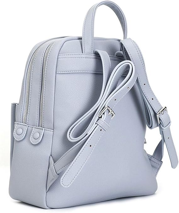 CAFèNOIR Zaino Donna a Spalla con Logo in Alta Frequenza - Azzurro Cielo