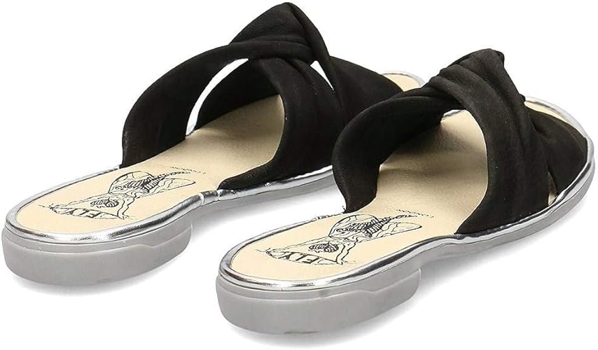 Fly London CEKO187FLY Sandali Donna Nero / Silver