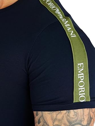 Emporio Armani T-Shirt Core Logoband 11890 Blu Marine Uomo