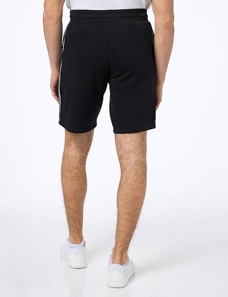 Emporio Armani Iconic Terry Bermuda Shorts – Pantaloni della Tuta Uomo, Nero