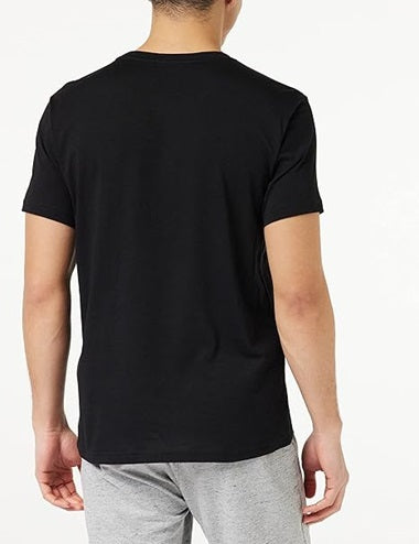 Emporio Armani T-Shirt Uomo Graphic Patterns Crew Neck Nero
