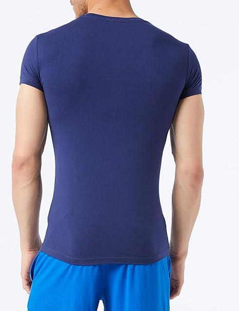 Emporio Armani T-Shirt Rainbow Uomo Patriot Blue