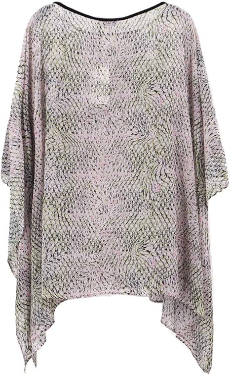 Iceberg – Kaftano Donna Stampa Animalier con Banda Logo