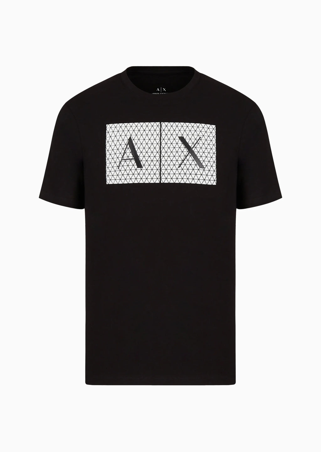 Armani Exchange T-shirt Uomo con logo grafico Mod. 8NZTCK Nero