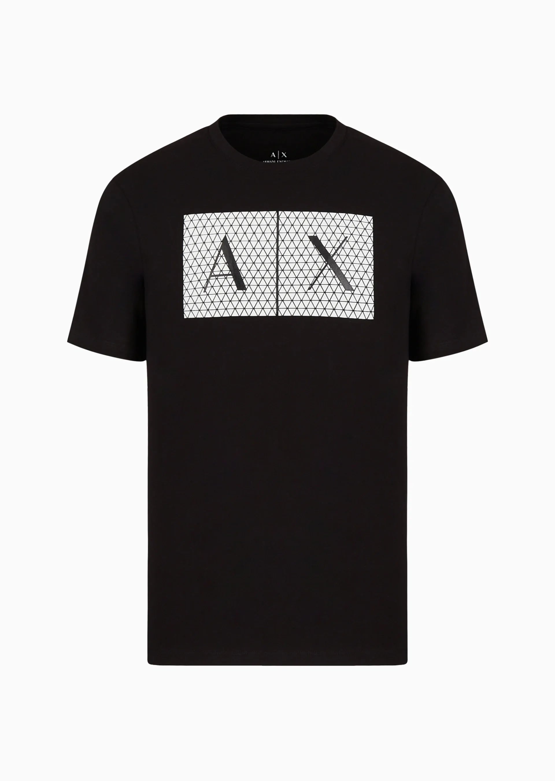 Armani Exchange T-shirt Uomo con logo grafico Mod. 8NZTCK Nero