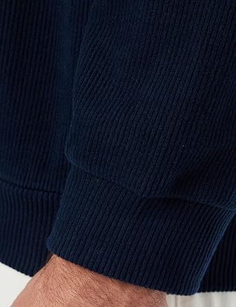 Emporio Armani – Felpa Girocollo Uomo Logo EA | Navy Blue