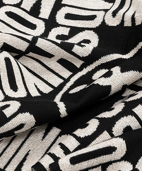 MOSCHINO sciarpa lana Double question mark donna