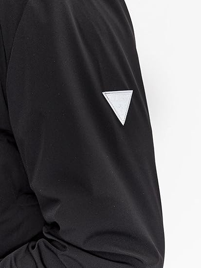 GUESS Giacca Sportiva Nera con Cappuccio