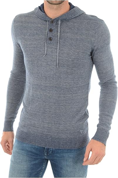 GUESS JEANS U74R02Z1LV0 MAGLIA Uomo BLU FT76