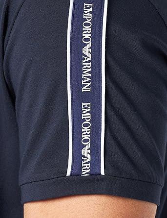 Emporio Armani T-Shirt Core Logoband – Uomo, Blu Marine